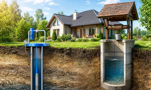 Автономное водоснабжение загородного дома Сызрань: скважина или колодец 